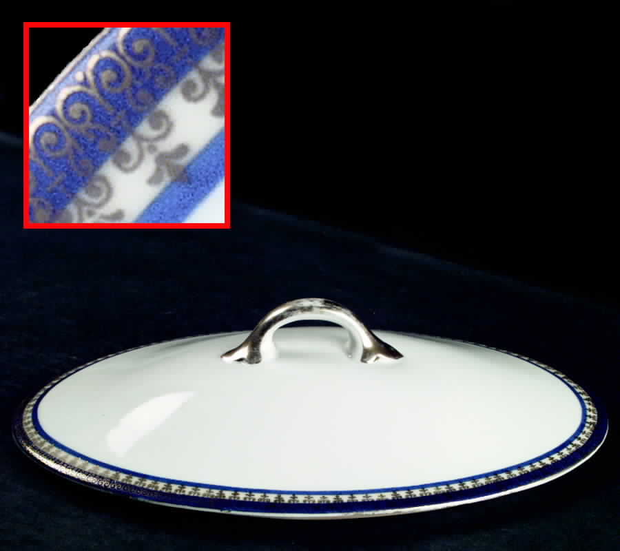 WBL28 Lid for Oval Vegetable by White Block-1