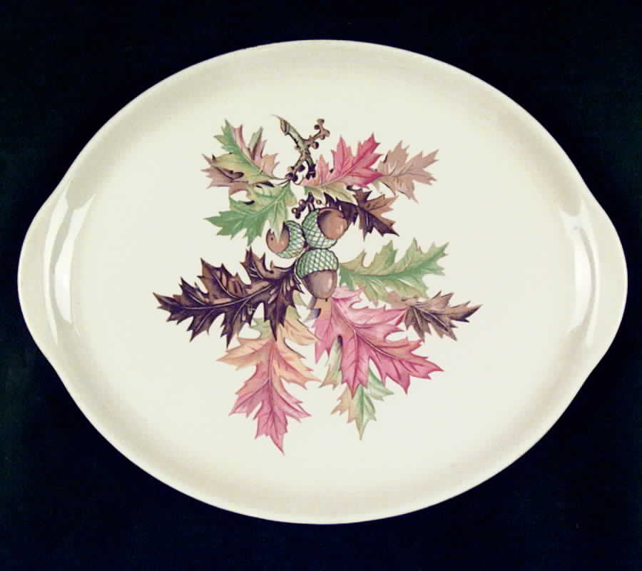 CRO206 11" Oval Serving Platter by Crooksville-1