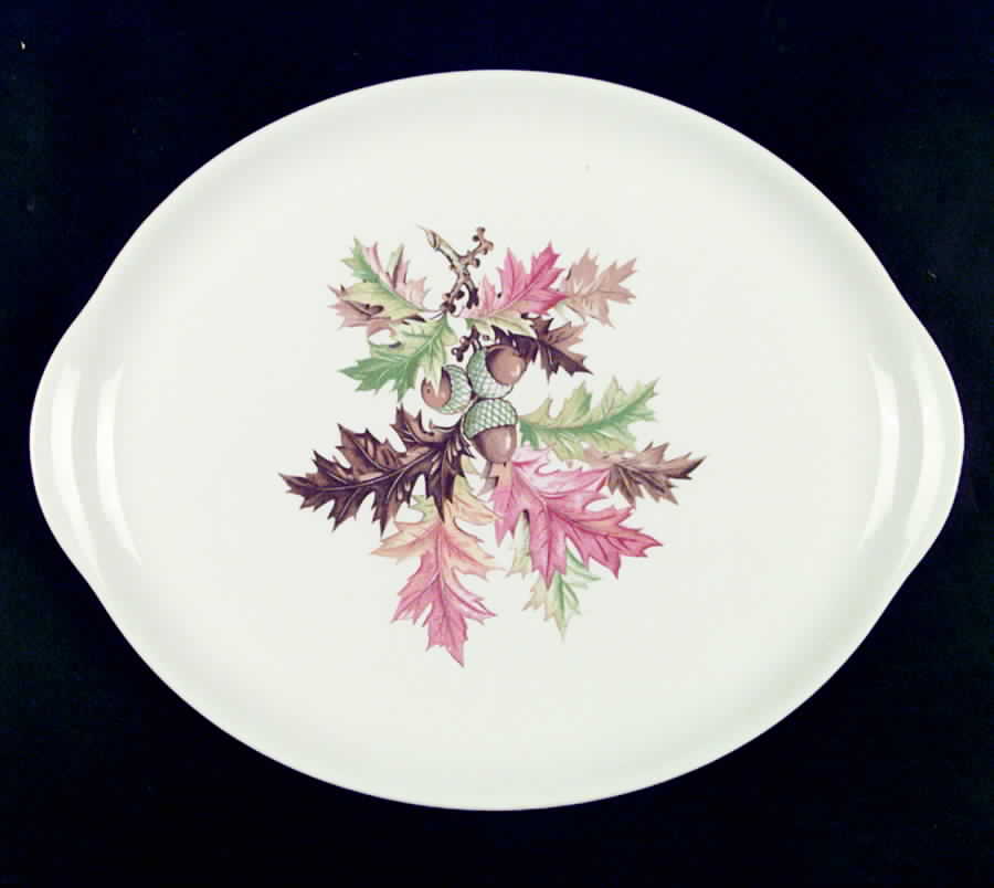 CRO207 13" Oval Serving Platter by Crooksville-1