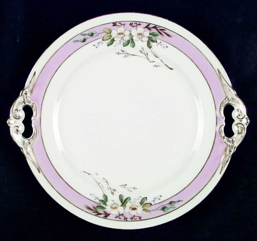 CHF752 Handled Cake Plate by Charles Field Haviland-1