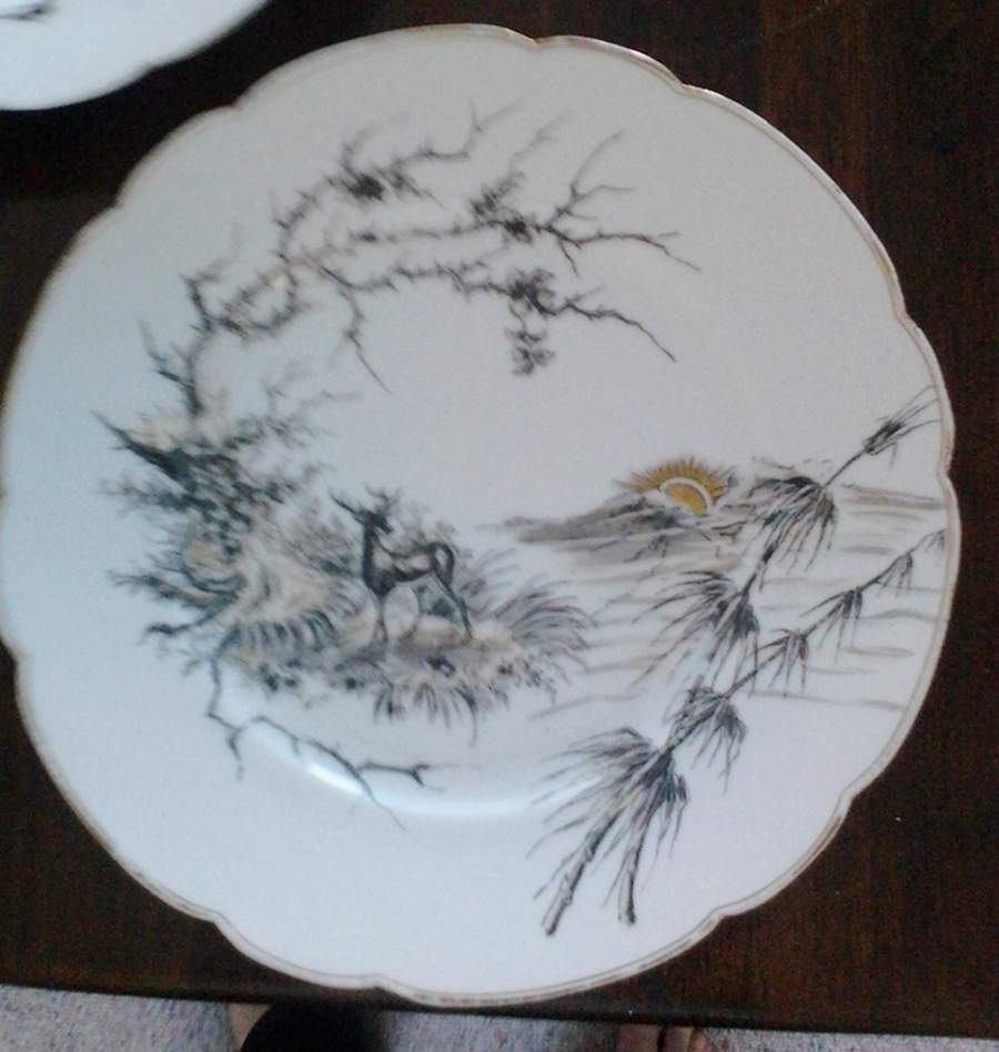CHF755 Dinner Plate by Charles Field Haviland-1