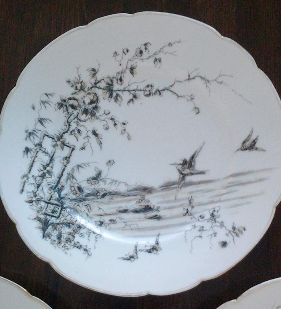 CHF755 Dinner Plate by Charles Field Haviland-1