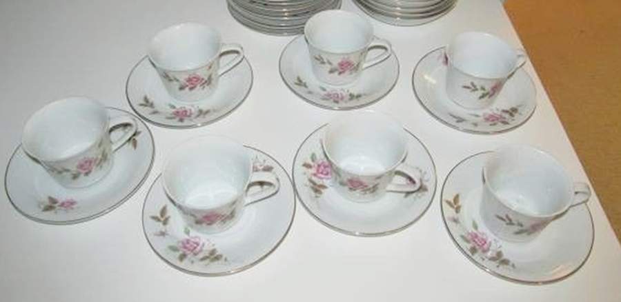 CX142 Flat Cup & Saucer Set by China (Made in China)-1