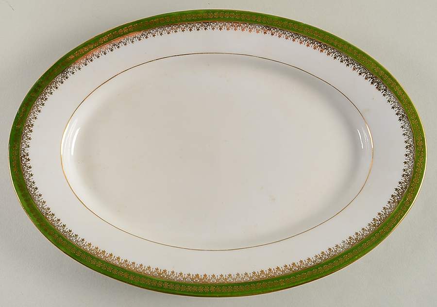 BWD914 11" Oval Serving Platter by Bawo & Dotter-1