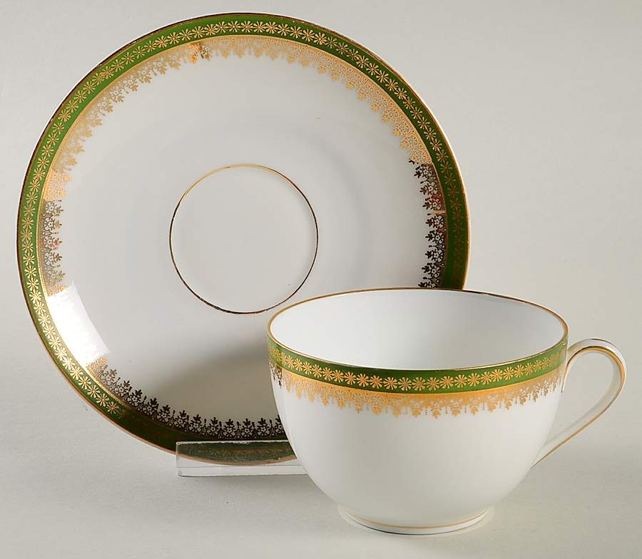 BWD914 Flat Cup & Saucer Set by Bawo & Dotter-1