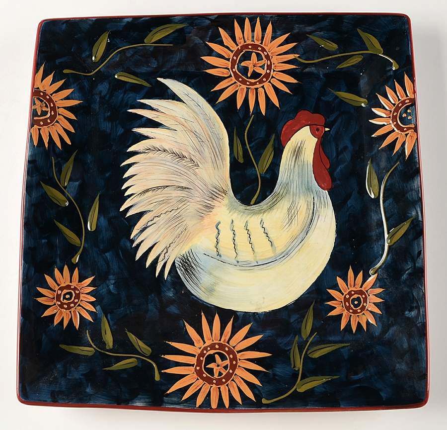 Sunrise 13" Square Serving Platter by Certified International-1