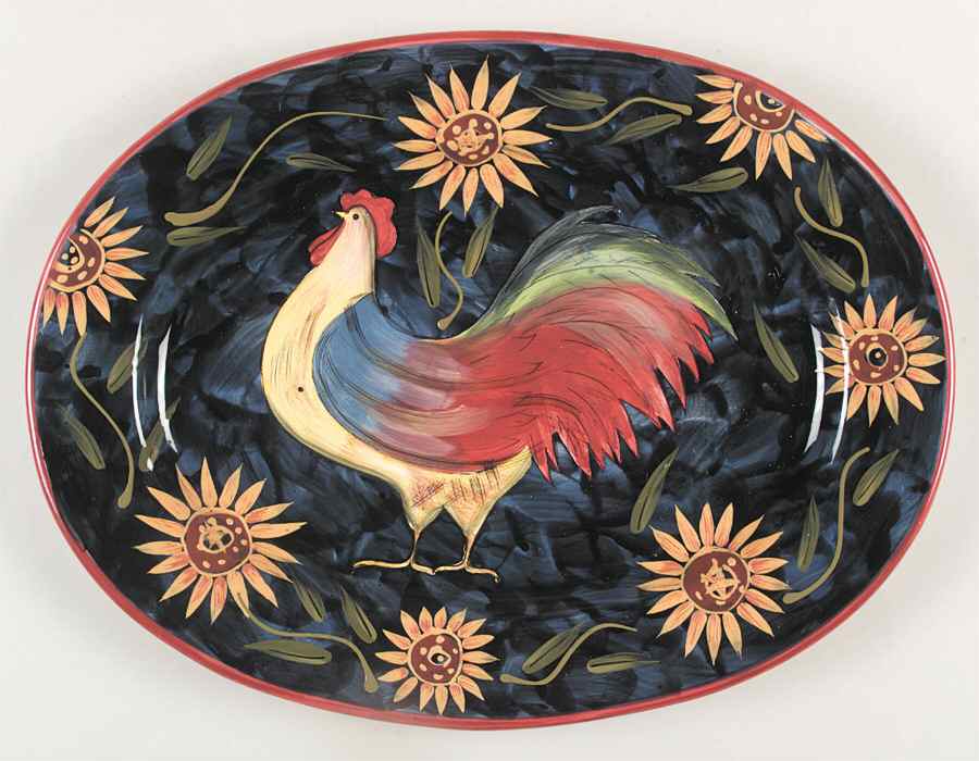 Sunrise 16" Oval Serving Platter by Certified International-1