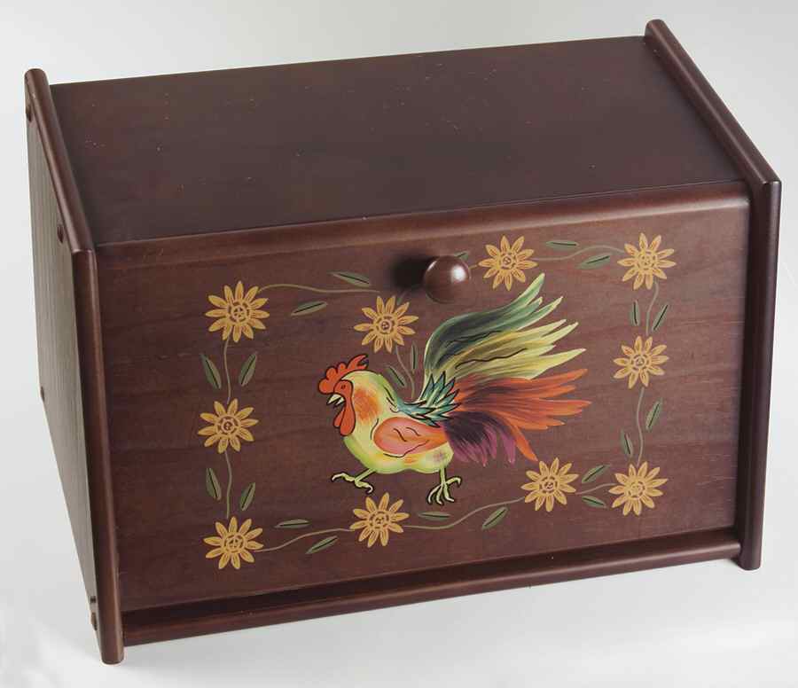 Sunrise Wood Bread Box by Certified International-1