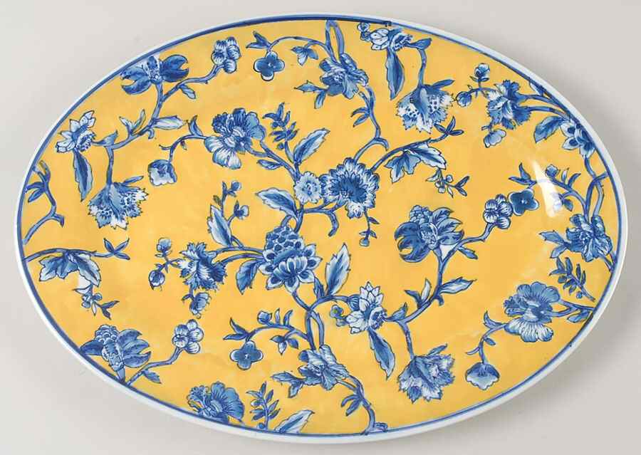 Versailles 15" Oval Serving Platter by Centrum-1