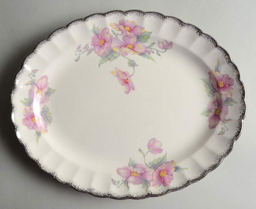 Primrose 11" Oval Serving Platter by Cunningham & Pickett-1