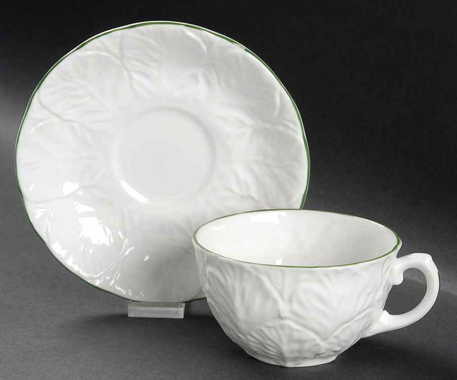 COA74 Flat Cup & Saucer Set by Coalport-1