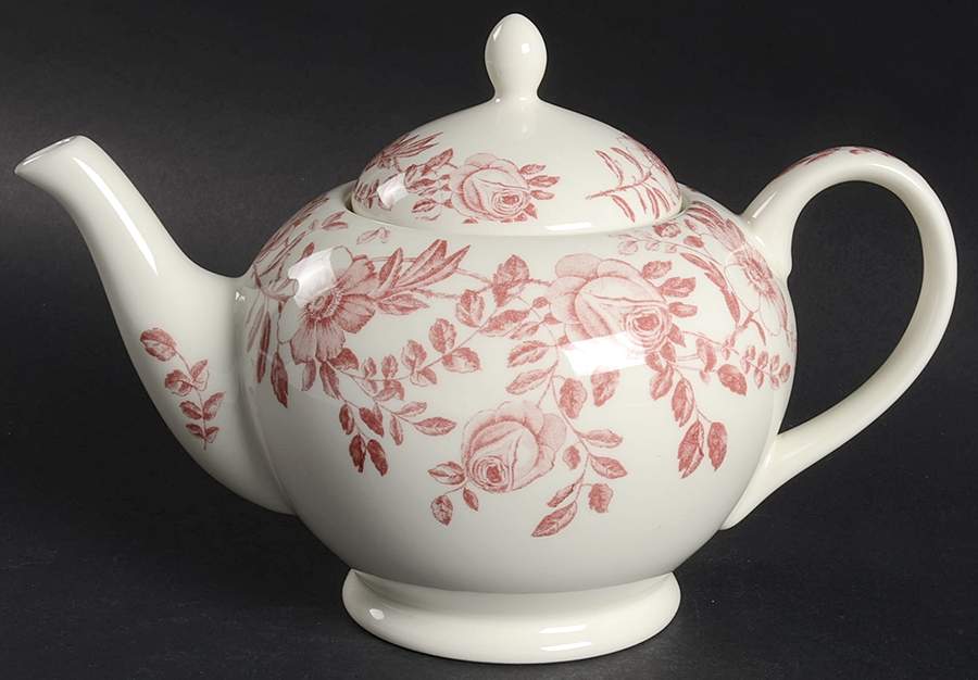 Pink Peony Teapot & Lid by Churchill-1