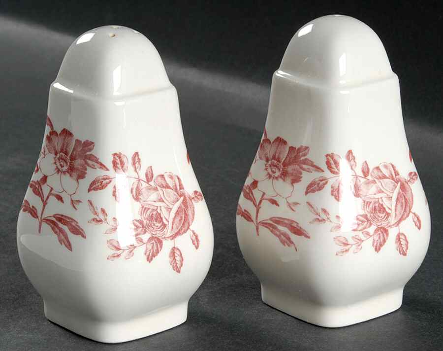 Pink Peony Salt & Pepper Set by Churchill-1