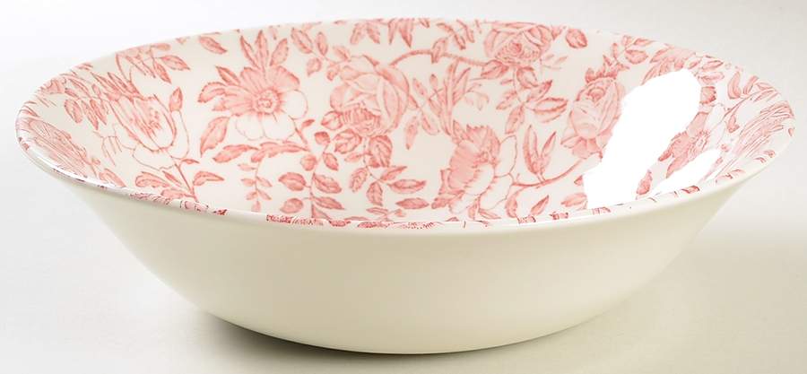 Pink Peony 9" Round Vegetable Bowl by Churchill-1