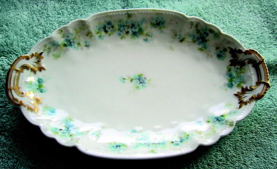 CHF765 14" Oval Serving Platter by Charles Field Haviland-1