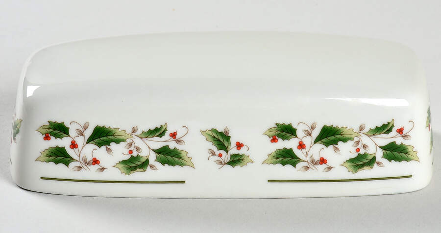 Holiday Traditions Lid for 1/4 Lb Butter by China (Made in China)-1