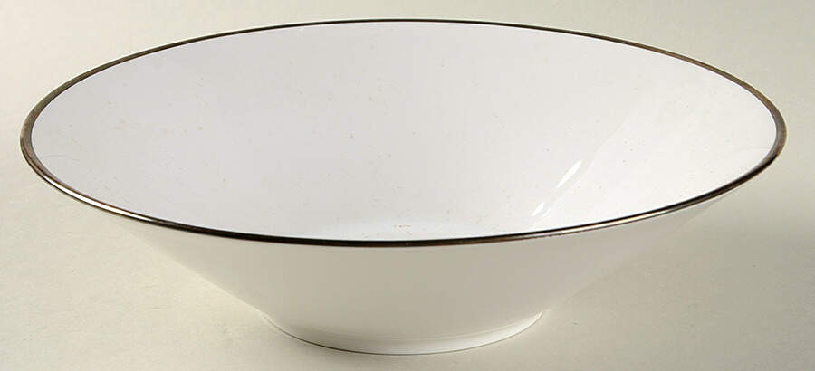 Platinum 8" Round Vegetable Bowl by Calvin Klein-1