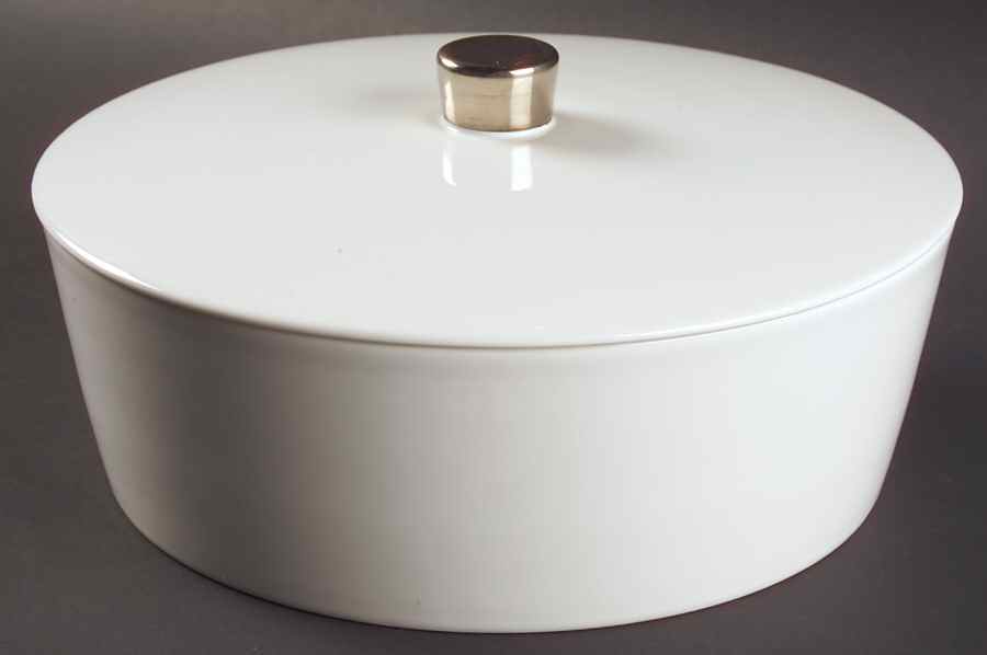 Platinum Round Covered Vegetable by Calvin Klein-1