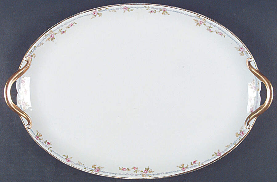 Head 142-1 17" Oval Serving Platter by Charles Field Haviland-1