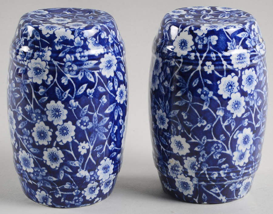 Calico Blue Salt & Pepper Set by Churchill-1