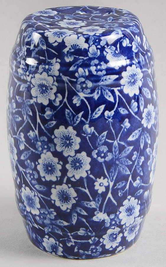 Calico Blue Pepper Shaker by Churchill-1