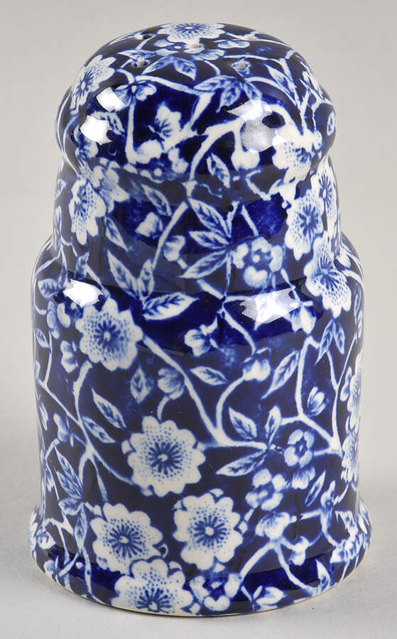 Calico Blue Salt Shaker by Churchill-1