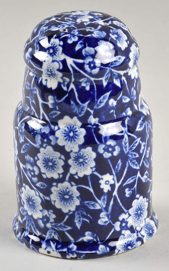 Calico Blue Pepper Shaker by Churchill-1
