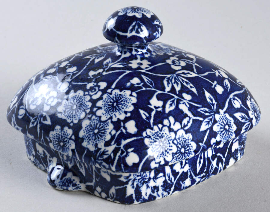 Calico Blue Lid for Teapot by Churchill-1