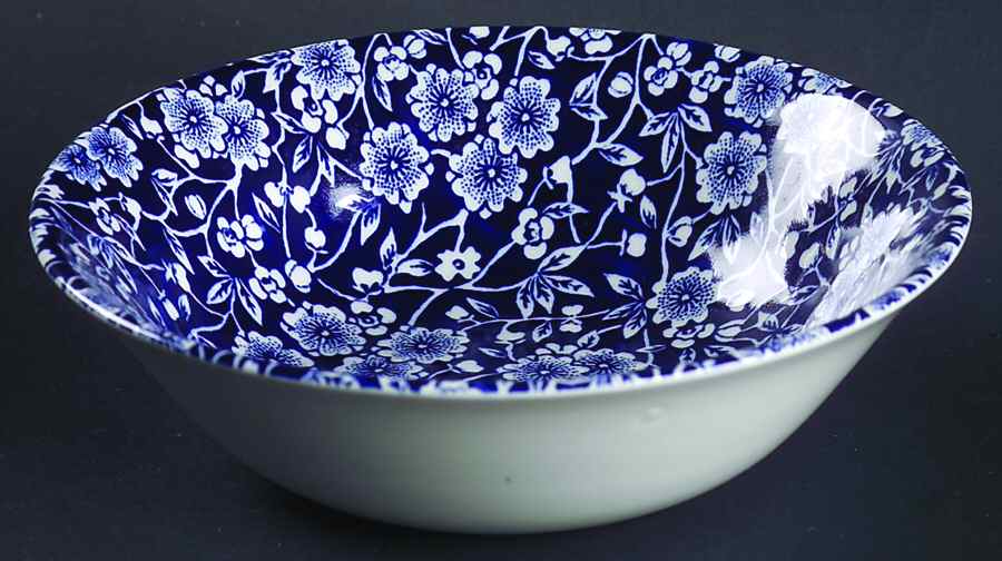 Calico Blue Coupe Cereal Bowl by Churchill-1