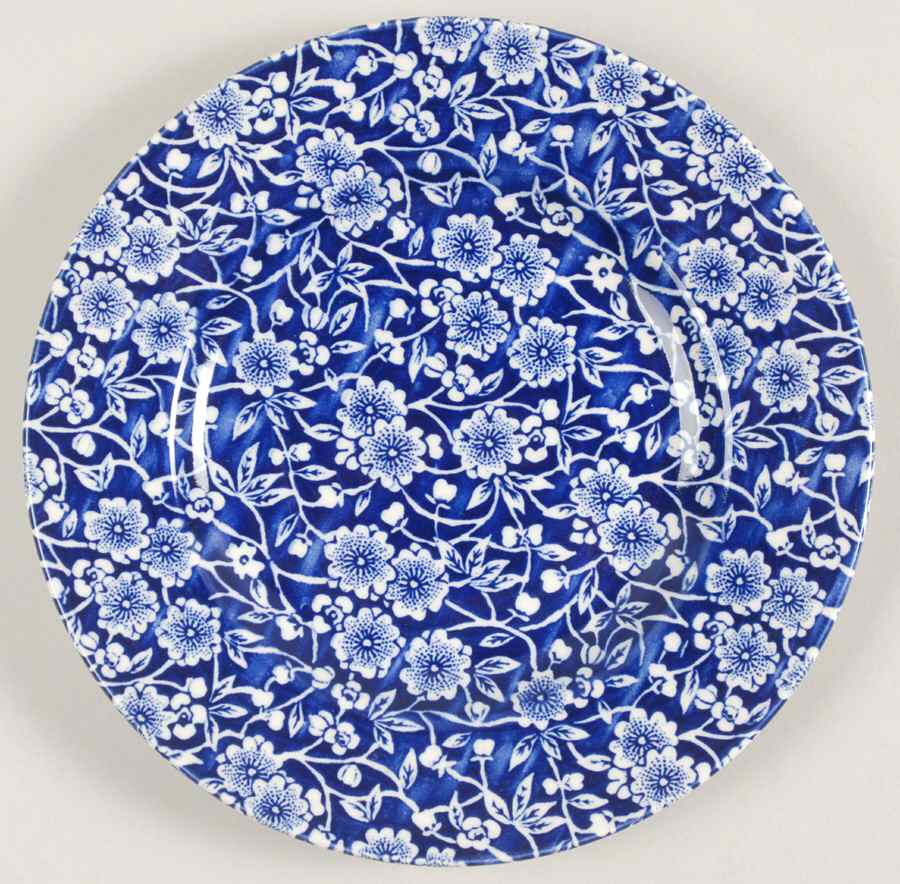 Calico Blue Bread & Butter Plate by Churchill-1