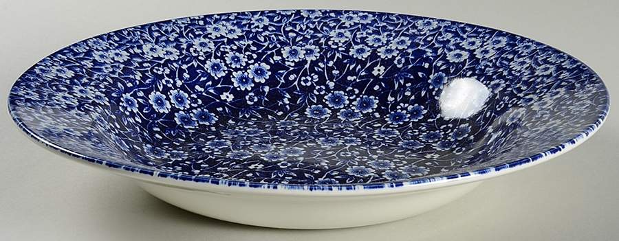 Calico Blue 11" Individual Pasta Bowl by Churchill-1