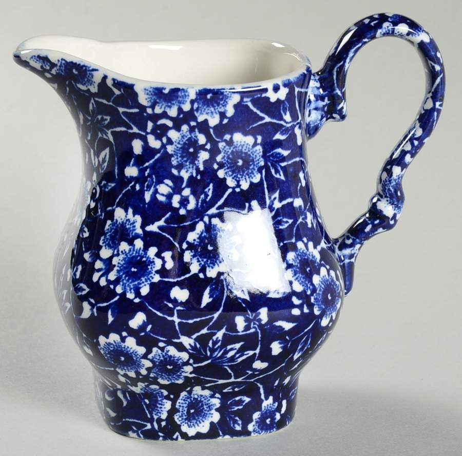 Calico Blue Creamer by Churchill-1