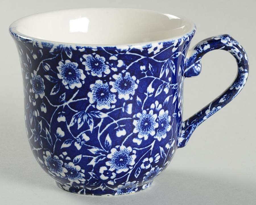 Calico Blue Flat Cup by Churchill-1