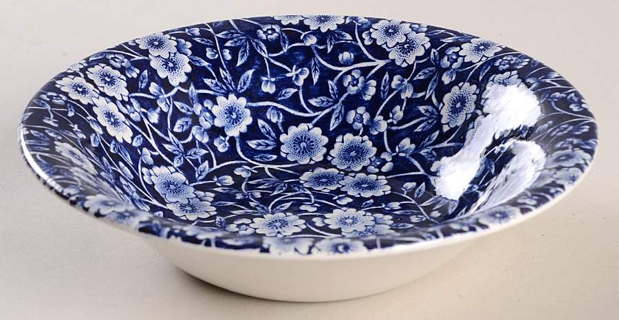 Calico Blue Coupe Cereal Bowl by Churchill-1