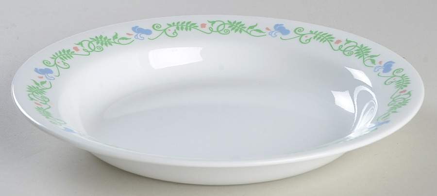 Sweet Blossoms (Corelle) Rim Soup Bowl by Corning Corelle-1