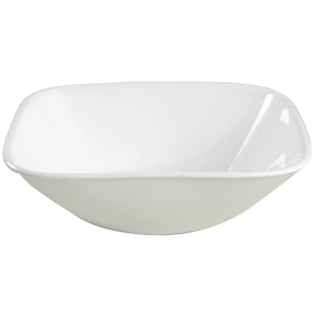 Pure White 7" Square Vegetable Bowl by Corning Corelle-1
