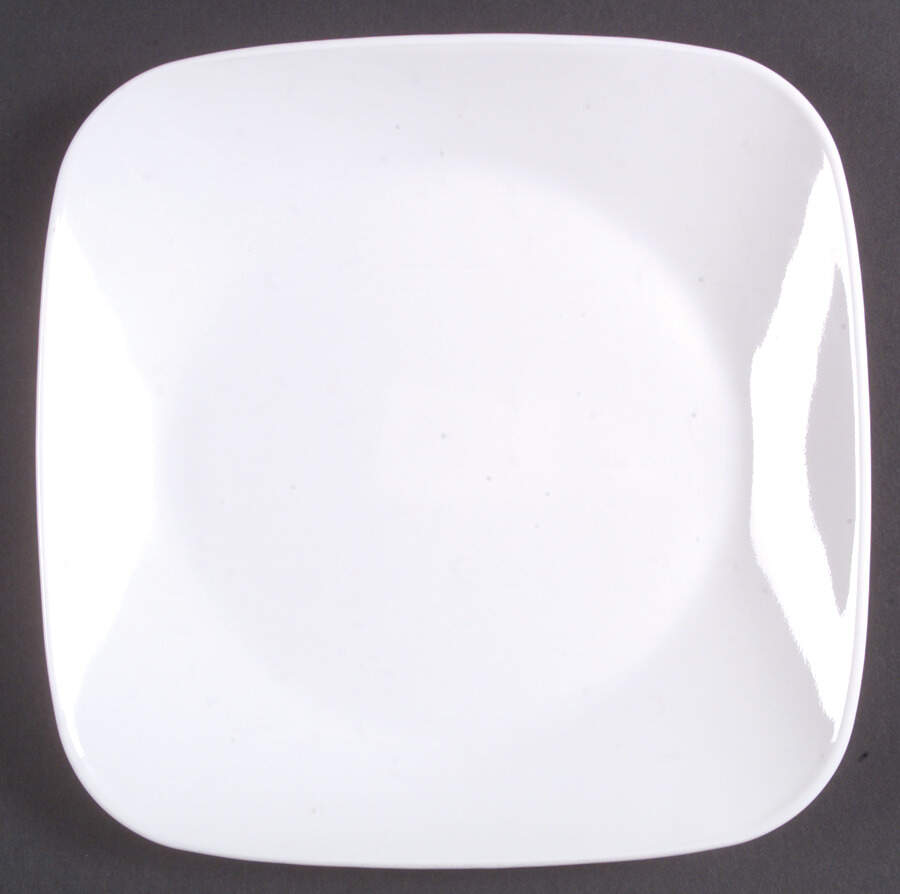 Pure White Luncheon Plate by Corning Corelle-1