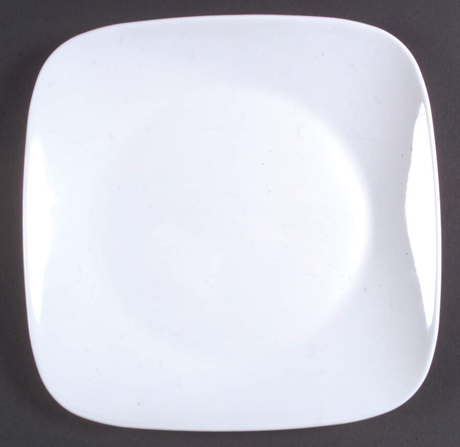 Pure White Dinner Plate by Corning Corelle-1