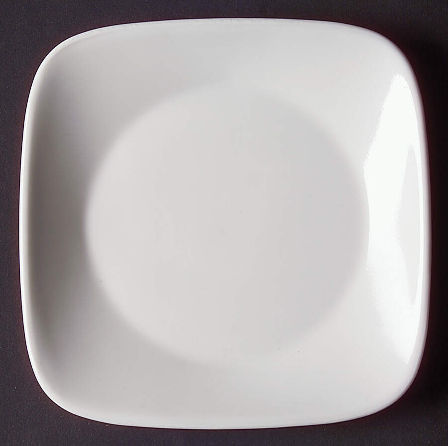 Pure White Bread & Butter Plate by Corning Corelle-1