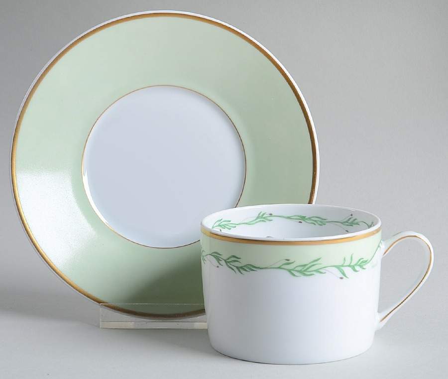 Bagatelle Flat Cup & Saucer Set by Christofle-1