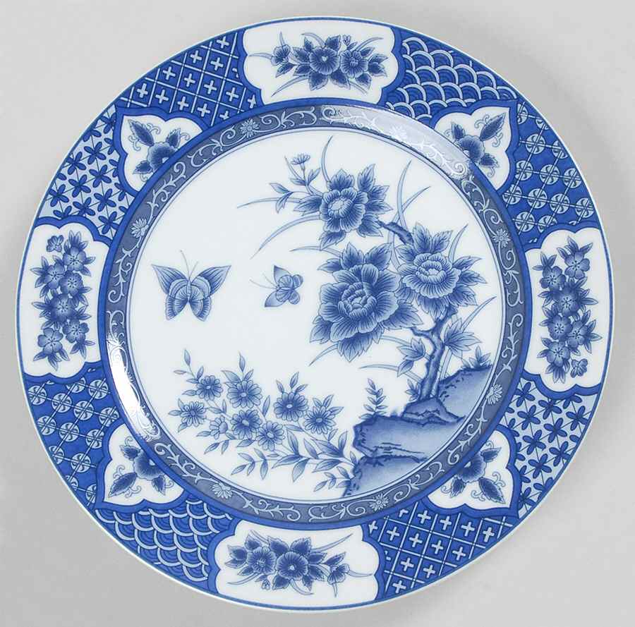 Imari Blossom Salad Plate by China (Made in China)-1