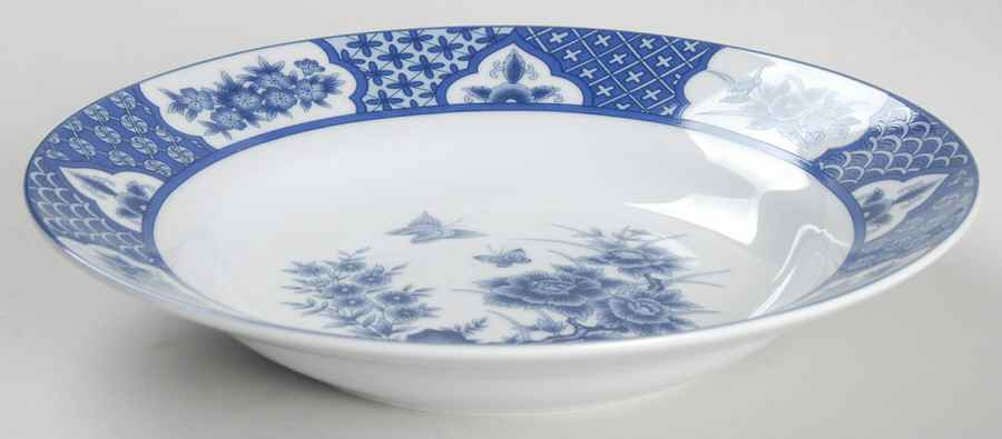 Imari Blossom Rim Soup Bowl by China (Made in China)-1