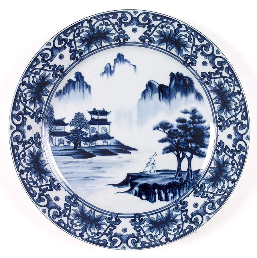 Canton Blue Dinner Plate by China (Made in China)-1