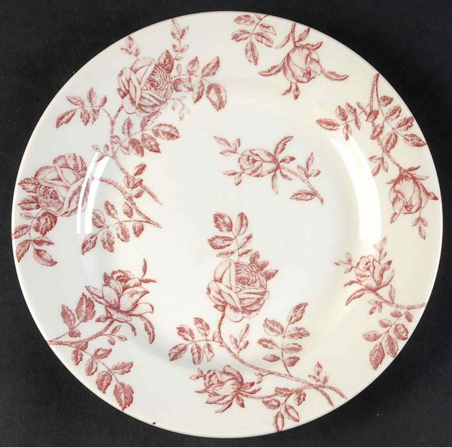 Antique Rose Pink Salad Plate by Churchill-1