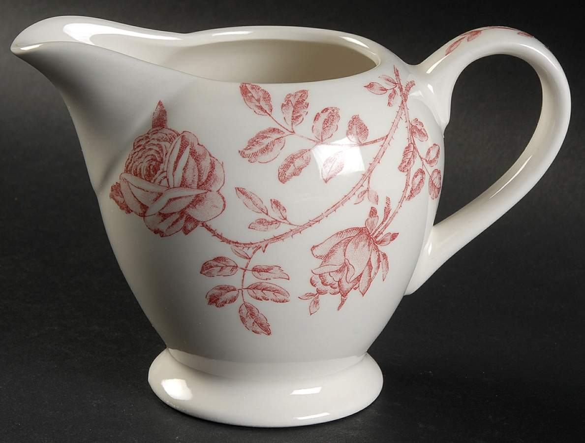 Antique Rose Pink Creamer by Churchill-1