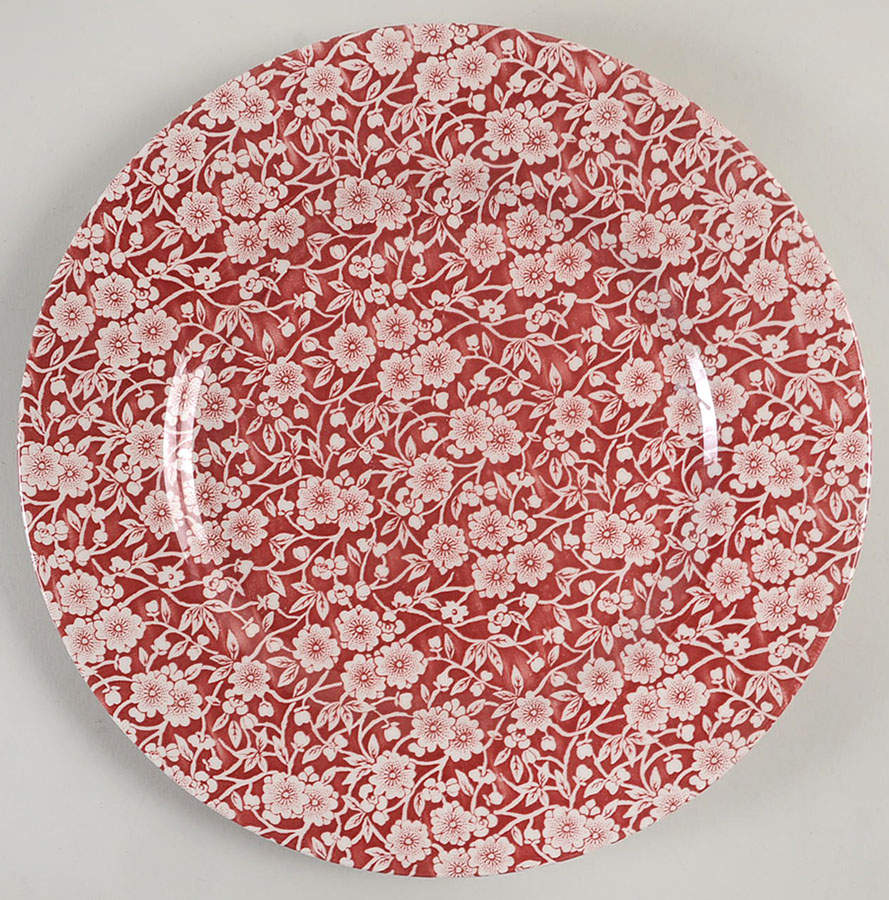 Calico Red Dinner Plate by Churchill-1