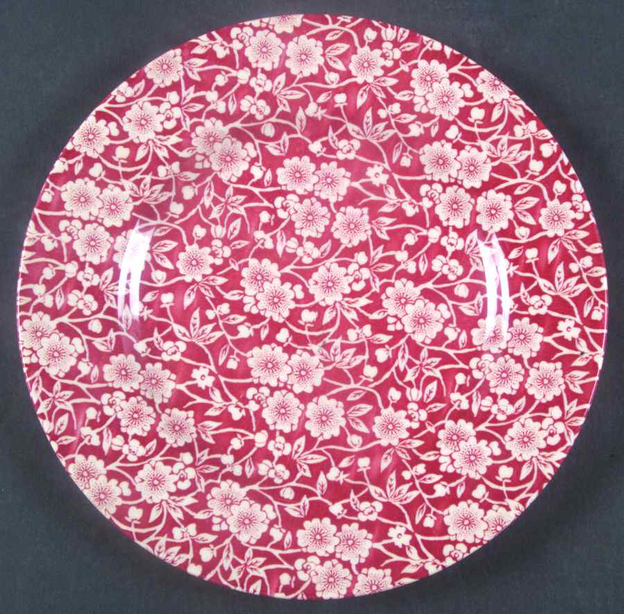 Calico Red Luncheon Plate by Churchill-1
