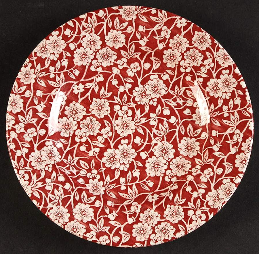 Calico Red Salad Plate by Churchill-1