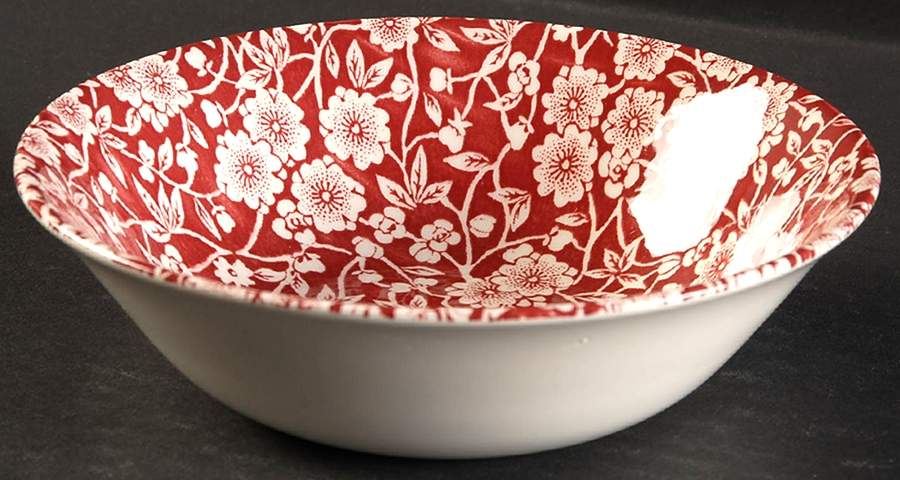 Calico Red Coupe Cereal Bowl by Churchill-1