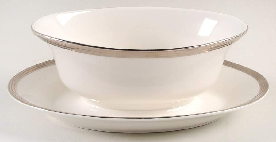 Bridgeton Gravy Boat with Attached Underplate by Charter Club-1